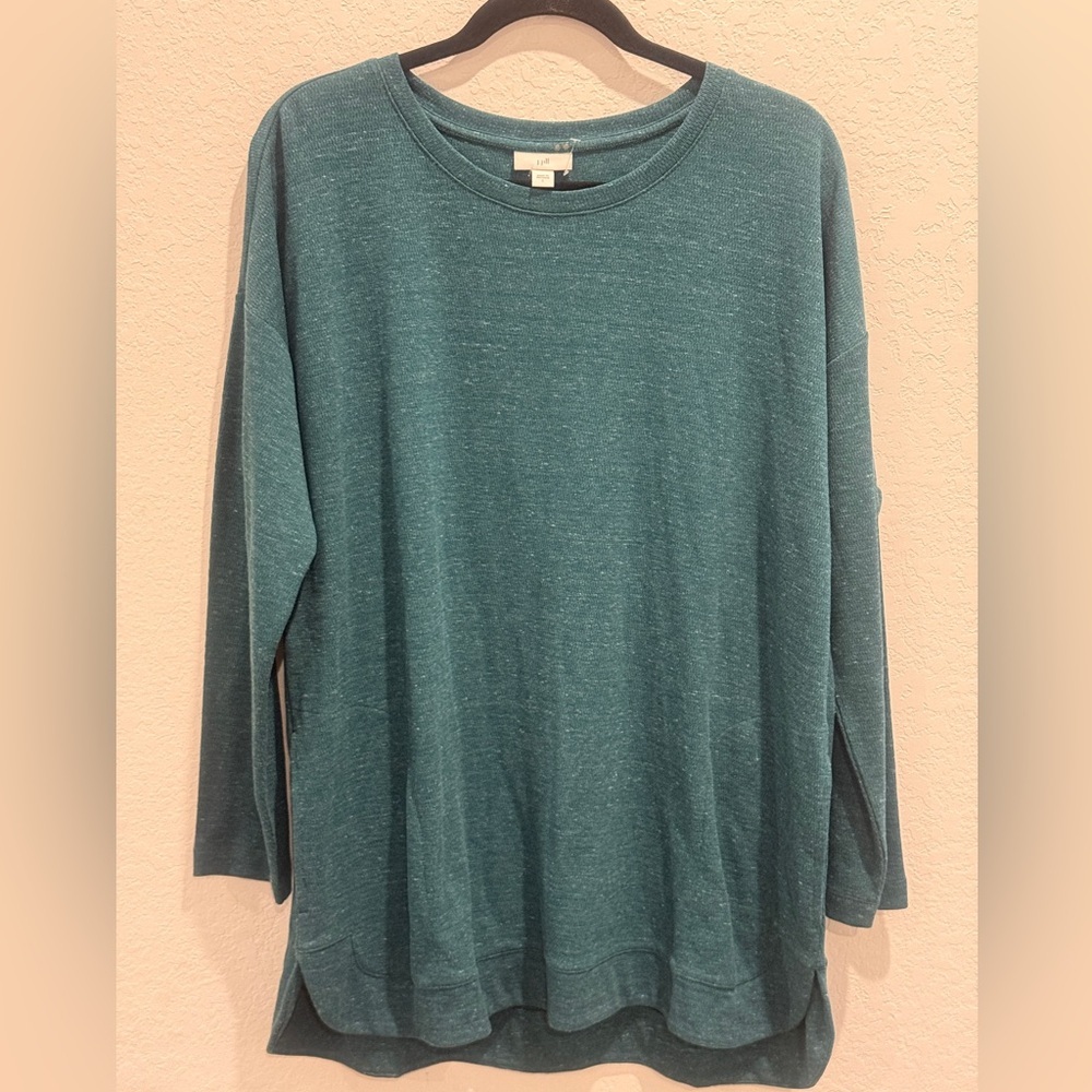 J. Jill Teal Long Sleeve Women's Top